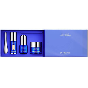 Set La Prairie Skin Caviar (suero/3ml+crema de ojos/20ml+crema de ojos/15ml+accesorio/1ud)