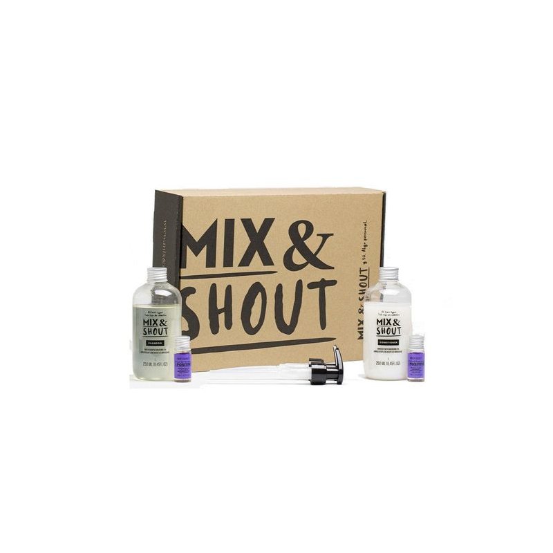 Set per tutti i tipi di capelli Mix &amp; Shout Balancing Routine (sham/250ml + condit/250ml + ampoul/2x5ml)