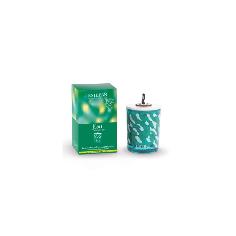 Candela profumata decorativa in vetro Esteban Eau D'Amazonie Refillable Decorative Scented Candle 180 g
