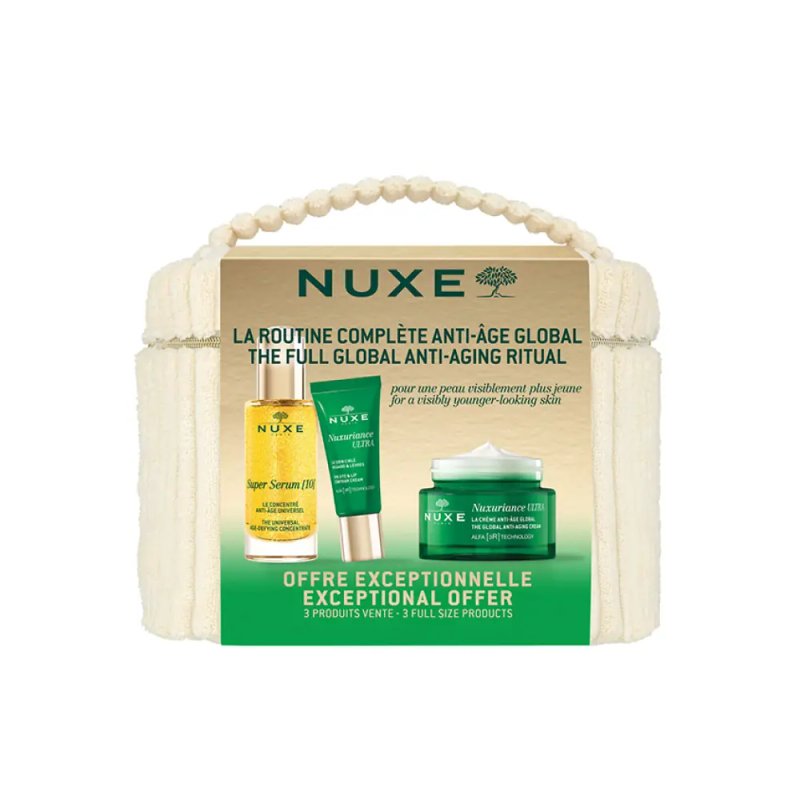 Nuxe The Full Global Anti-Aging Ritual — set regalo completo anti-età cr 50 ml + eye cream 15 ml + siero 30 ml