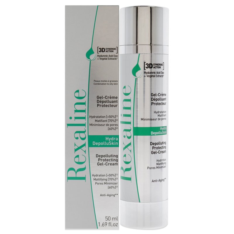 Gel crema protettivo anti-inquinamento Rexaline Hydra 3D Hydra-DepolluSkin Gel-Cream 50 ml