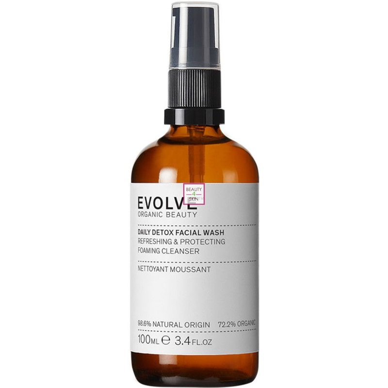 Evolve Organic Beauty Daily Detox Facial Wash Detergente quotidiano detox 100 ml