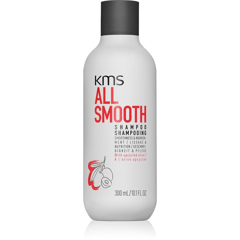 KMS All Smooth Shampoo שמפו מחליק לשיער חזק, עבה ויבש 300 ml 