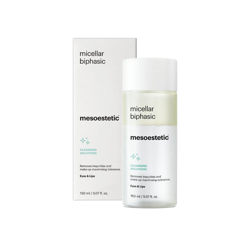 Struccante micellare bifasico Mesoestetic Micellar Biphasic Cleaning Solutions Eyes&amp;Lips 150 ml