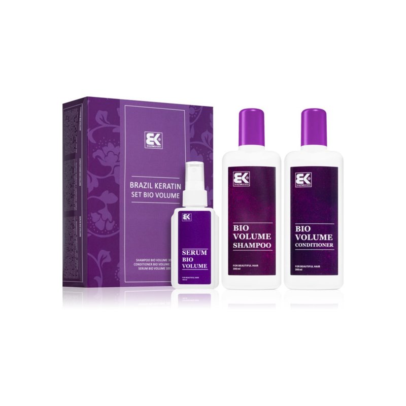 Set Brazil Keratin Bio Volume (shm/300ml + cond/300ml + serum/100ml)