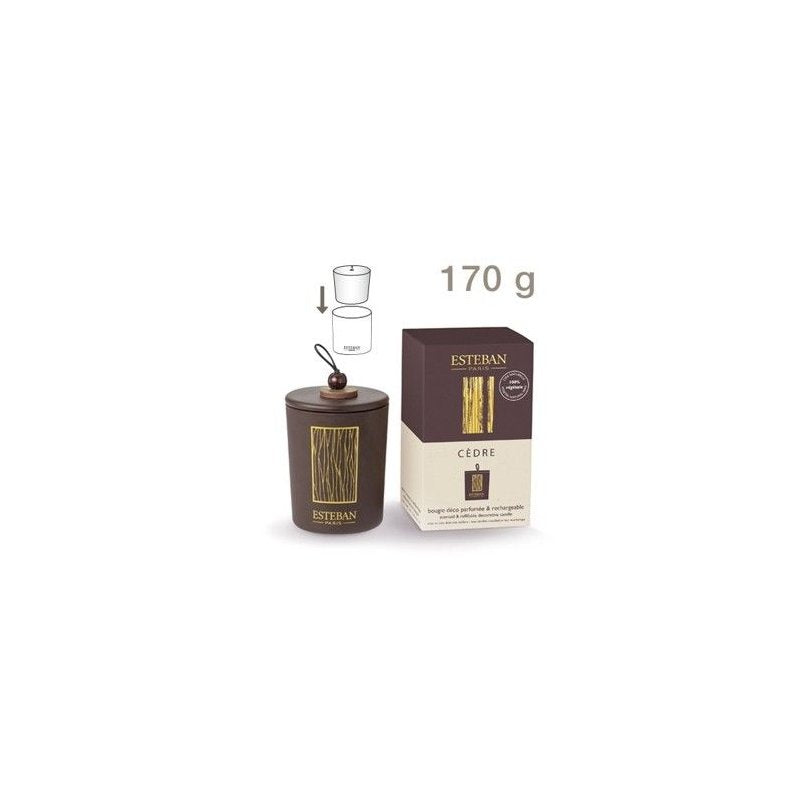 Esteban Cedre Candela decorativa profumata 180 g