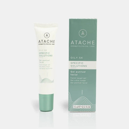 Gel för fet och aknebenägen hud Atache Oily SK Specific Solutions 15 ml