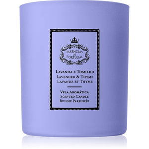 Bougie parfumée "Lavande et thym" Essencias De Portugal Lavender & Thyme Scented Candle 180 g 