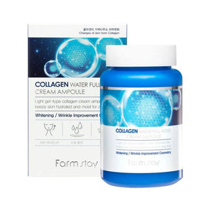 Krém sérum hydratační s kolagenem FarmStay Collagen Water Full Moist Cream Ampoule 250 ml