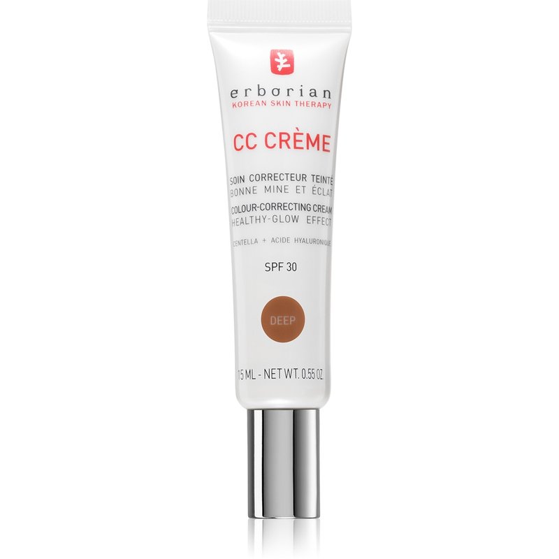 Erborian CC Crème Centella Asiatica CC cream per tinta uniforme SPF 30 colore Deep 15 ml