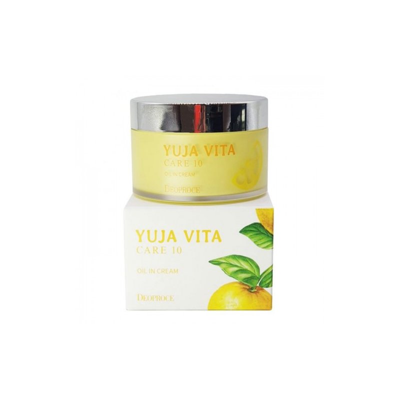 Crema viso rigenerante agli agrumi Deoproce Yuja Vita Care 10 Oil in Cream 100 ml