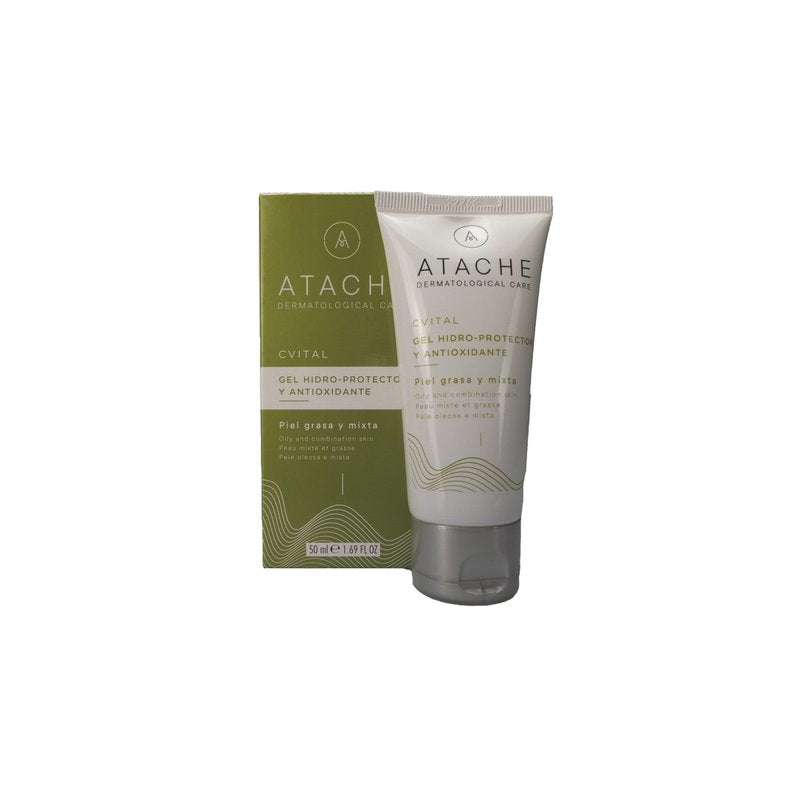 Gel antiossidante idratante e protettivo per pelli grasse e miste Atache C Vital Cream-Gel Oily &amp; Combination Skin 50 ml