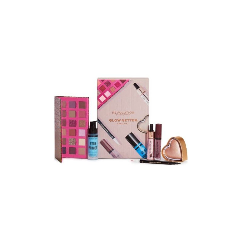 Makeup Revolution Glow Getter Makeup Kit — set make-up illuminante 6 prodotti