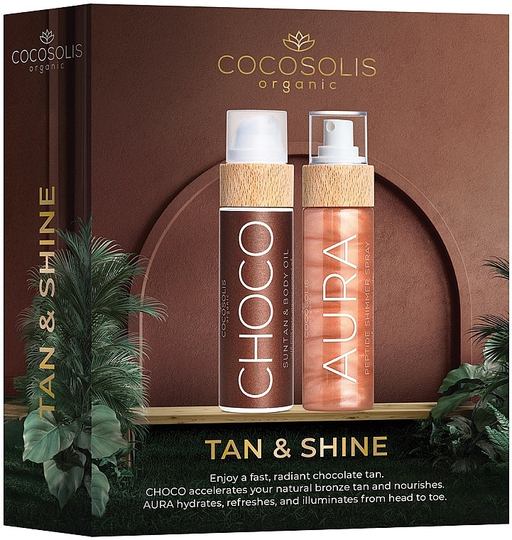 Cocosolis Tan &amp; Shine — Set Regalo Abbronzatura
