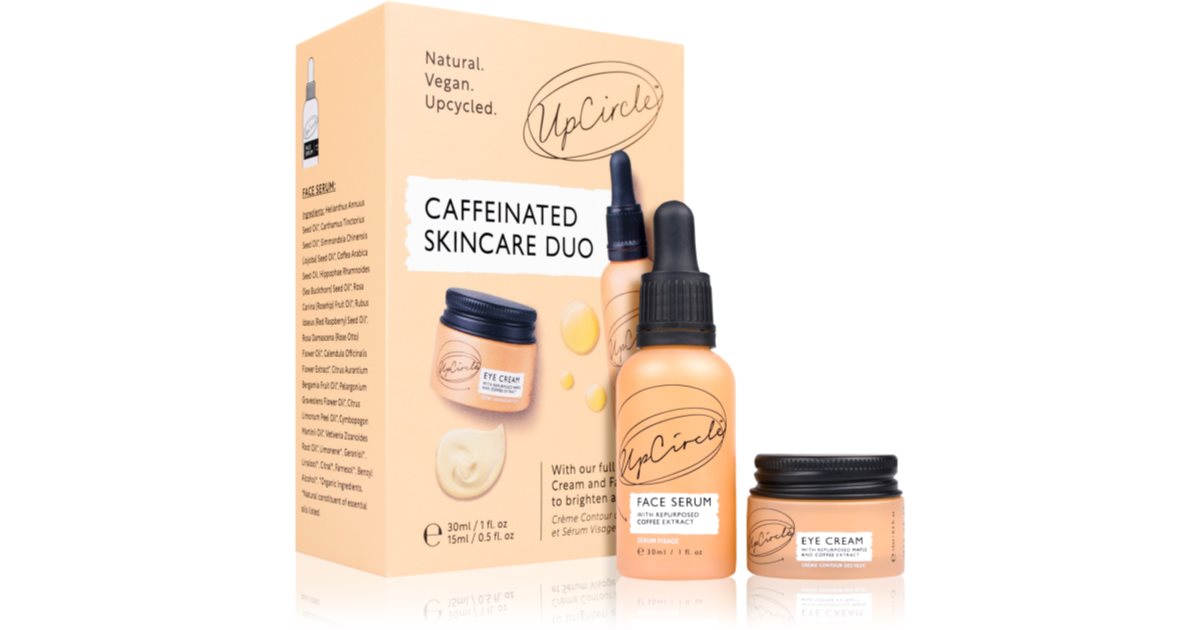 UpCircle Caffeine skincare duo