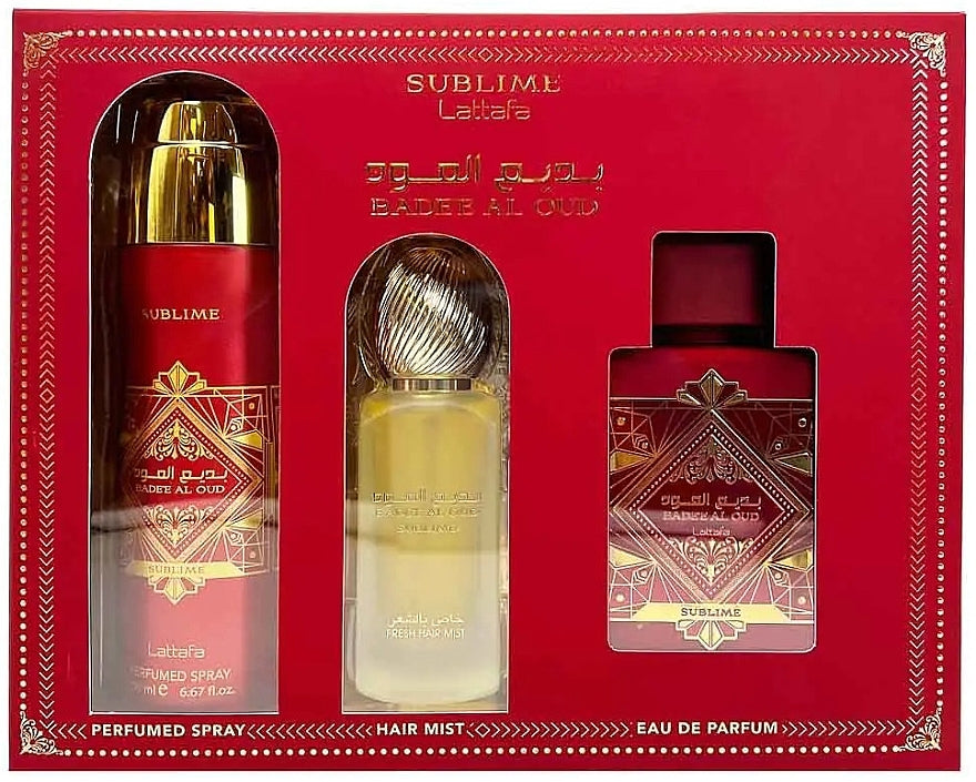 Lattafa Badee Al Oud Sublime Unisex 3 pz — Eau de Parfum