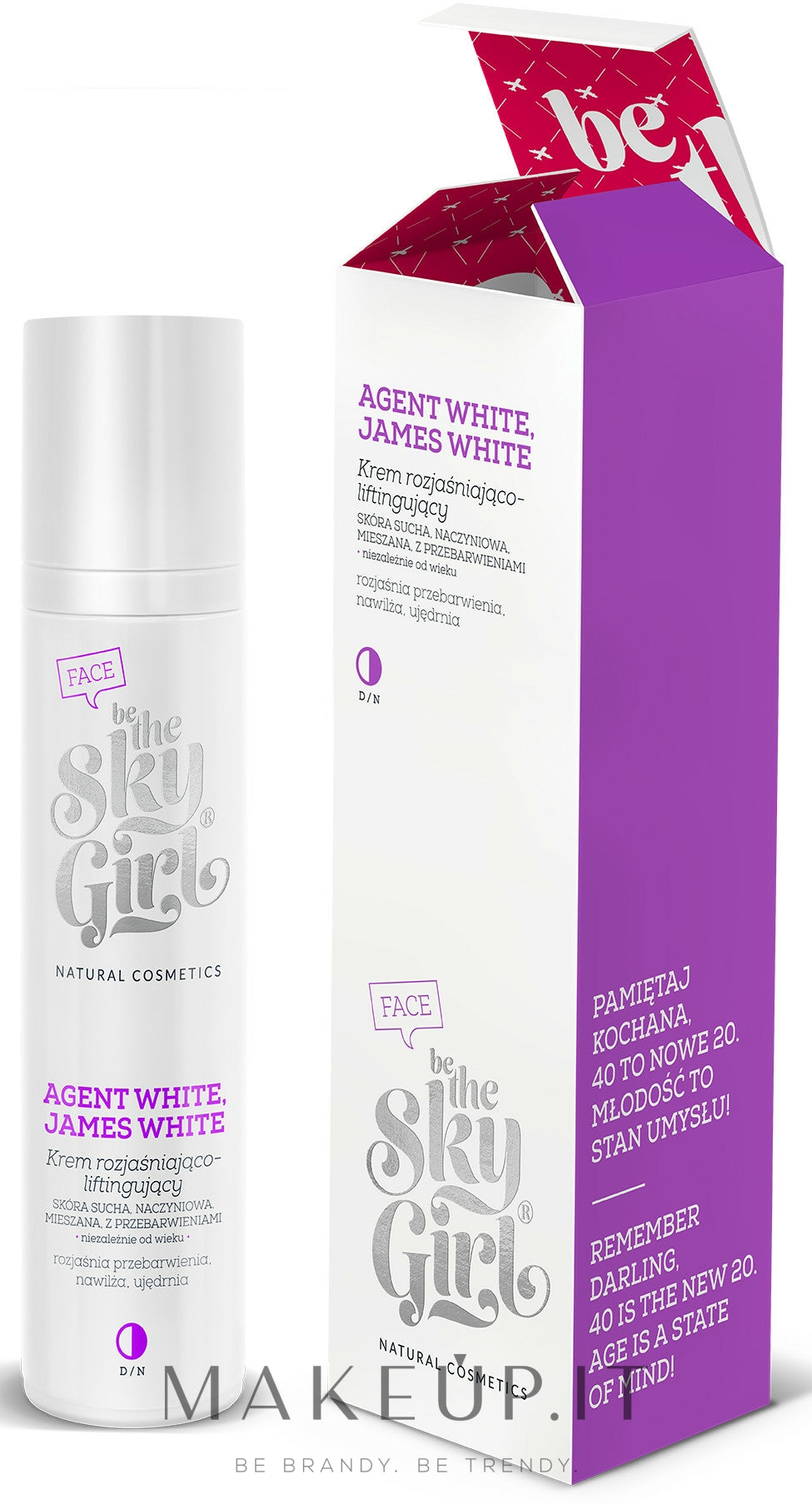 Crema lifting Be the Sky Girl Agent White, "James White Luminous" Lifting Cream 50 ml