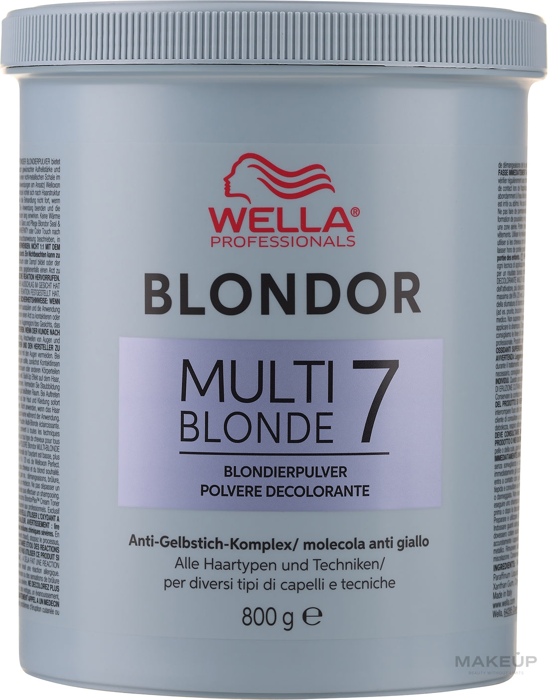 Polvere decolorante per capelli Wella Professionals Blondor Multi Blonde Dust-Free 800 g