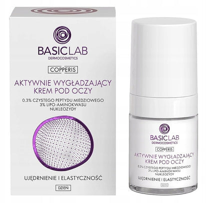 Basiclab Dermocosmetics Copperis Crema lisciante occhi giorno 18 ml — Crema occhi