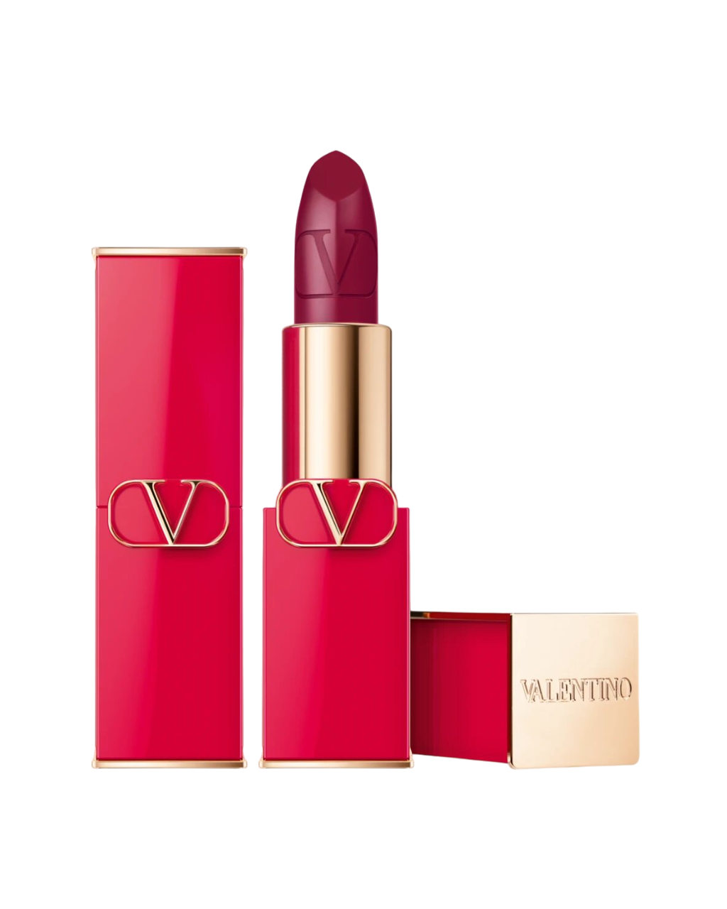 Valentino Rosso Satin Finish Cream Lipstick 505R Genopfyldelig 3,5g