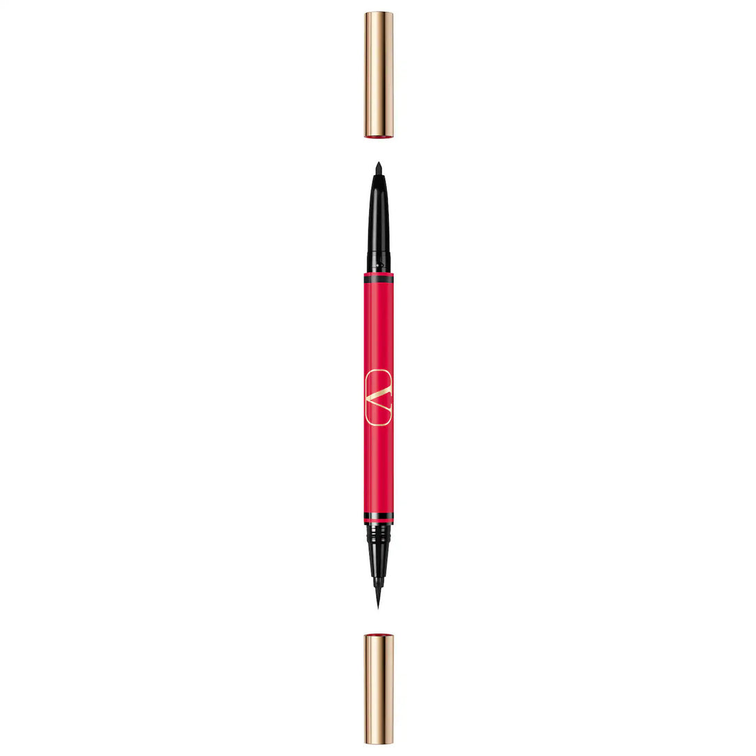 Valentino Double Ended Gel Eyeliner Pencil Twin 02 Sort &amp; Rød 8 g