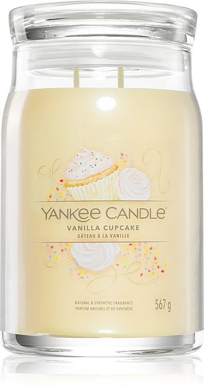 Yankee Candle Vanilla Cupcake candela profumata Signature 567 g