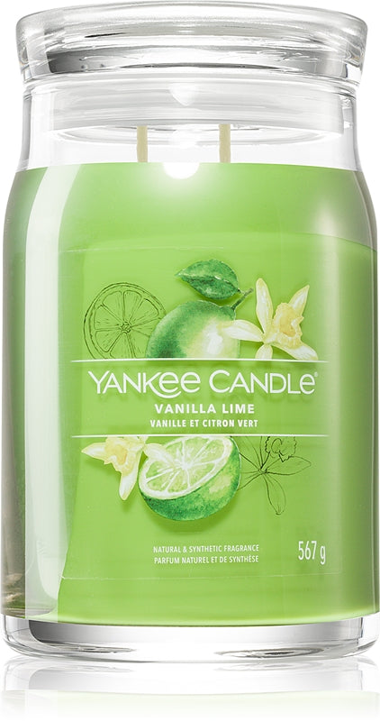 Yankee Candle Vanilla Lime candela profumata Signature 567 g