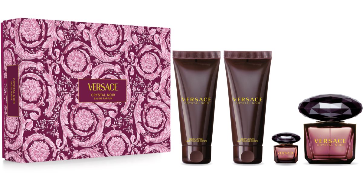 Versace Crystal Noir presentförpackning för kvinnor 1 st