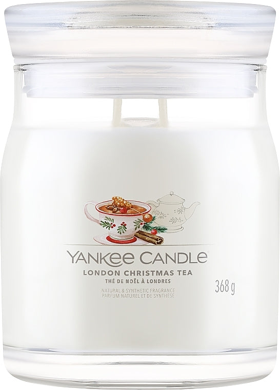 Yankee Candle London Christmas Tea 368 g — Candela Profumata