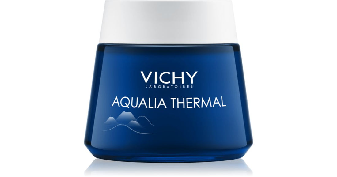 Vichy Aqualia Thermal Spa έντονη ενυδατική νυχτερινή θεραπεία κατά των σημαδιών κούρασης 75 ml