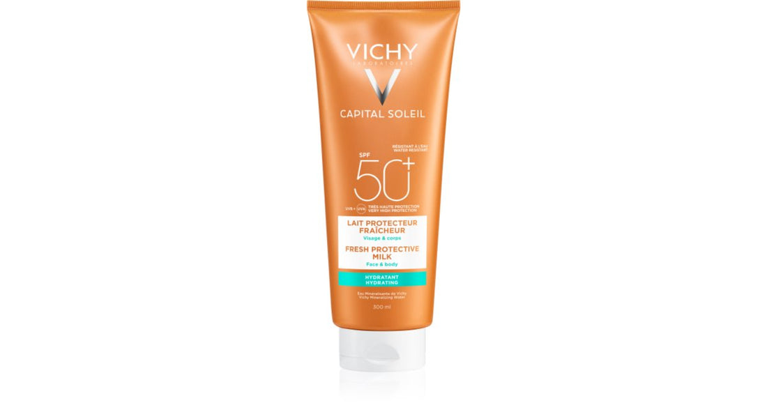 Vichy Capital Soleil mleczko ochronne do ciała i twarzy SPF 50+ 300 ml