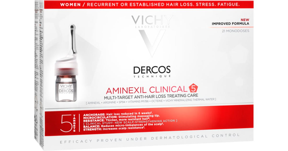 Vichy Dercos Aminexil Clinical 5 21x6 מ&quot;ל