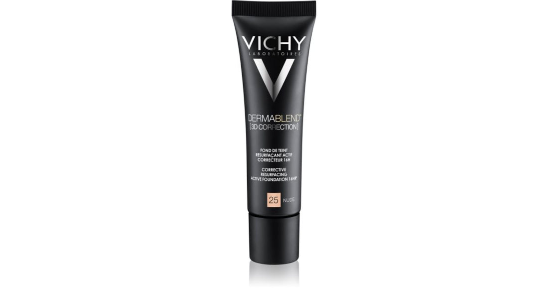 Vichy Dermablend 3D 코렉션 스무딩 파운데이션 컨실러 SPF 25 컬러 45 골드 30ml