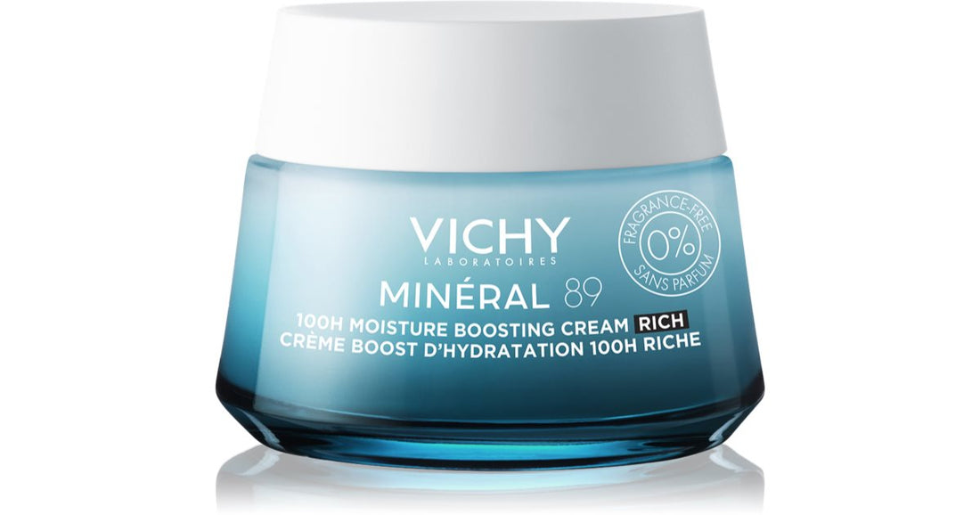 Vichy Mineral 89 rikas, hajusteeton kosteuttava voide 50 ml