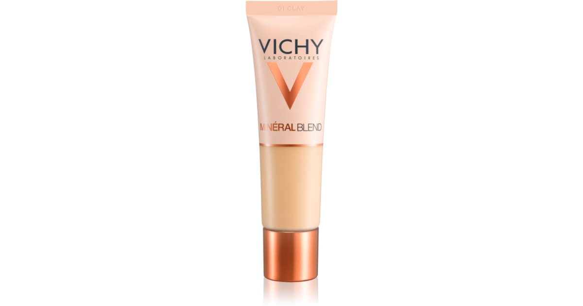 Vichy Minéralblend naturalnie kryjący, nawilżający podkład kolor 19 Umber 30 ml