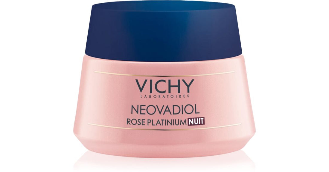 Vichy Neovadiol Rose Platinium φωτιστική και αναπλαστική κρέμα νύχτας για ώριμες επιδερμίδες 50 ml