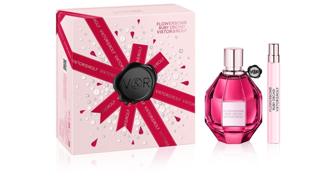 Caixa de presente feminina Viktor &amp; Rolf Flowerbomb Ruby Orchid 1ud