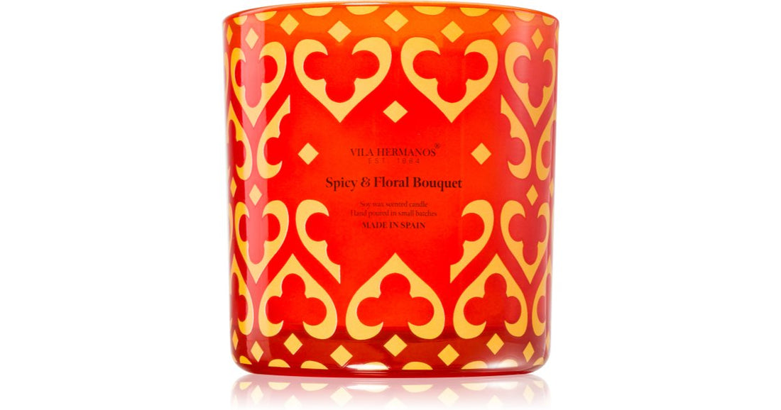 Vila Hermanos 70ths Year Spicy &amp; Floral Bouquet scented candle 500 g