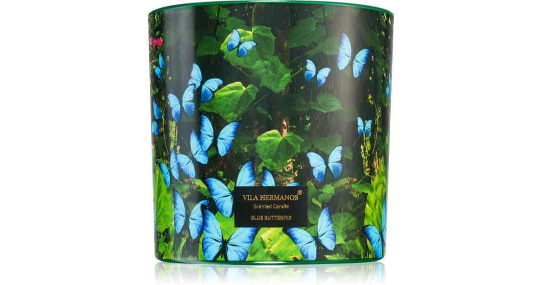 Vila Hermanos Jungletopia Blue Butterfly Duftkerze 200 g