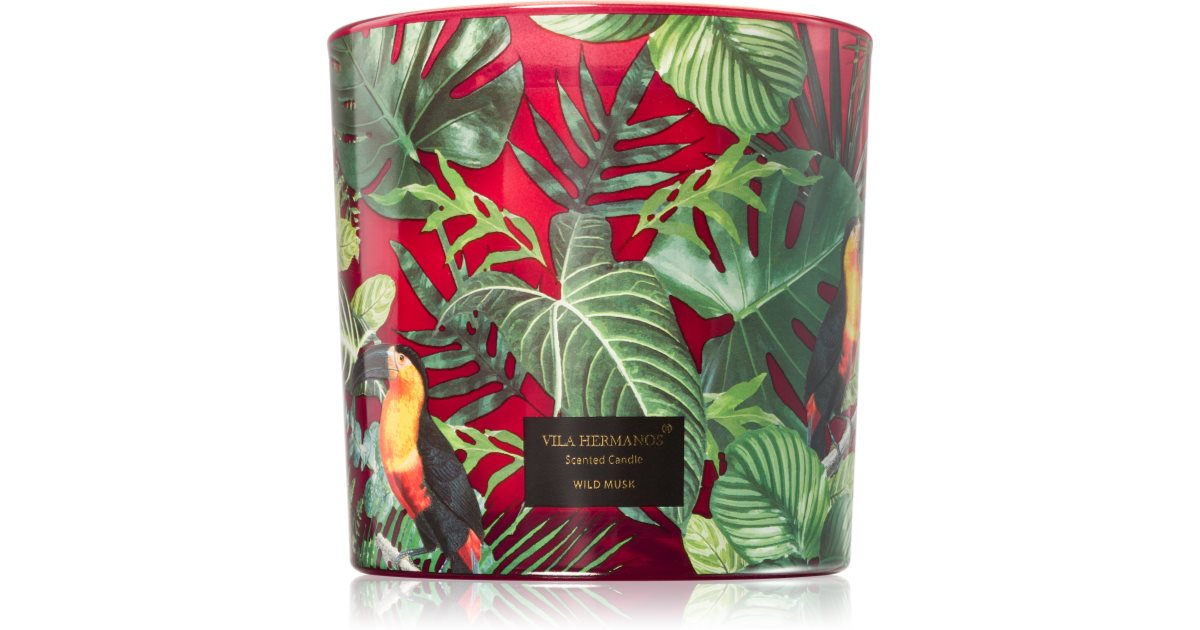 Vila Hermanos Vela perfumada Jungletopia Wild Musk 620 g