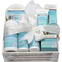 Vivapharm Coffret cadeau acide hyaluronique dans une boîte en bois