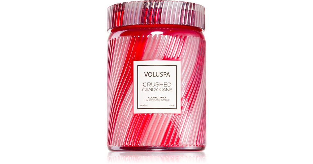 VOLUSPA Japonica Holiday Crushed Candy Cane geurkaars 510 gr