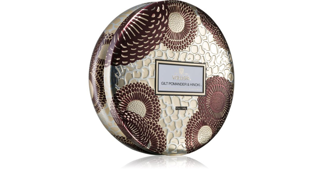 VOLUSPA Japonica Holiday Golden Pomander och Hinoki 297 g ljus