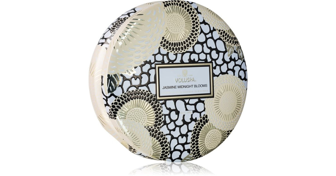 VOLUSPA Bougie parfumée Japonica Jasmine Midnight Blooms en canette 340 g