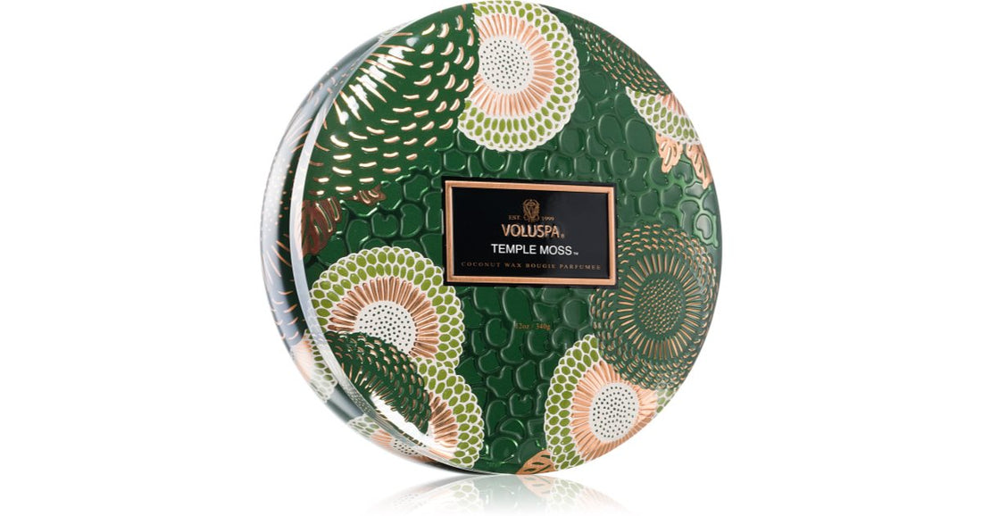 VOLUSPA Bougie parfumée Japonica Temple Moss en canette 340 g