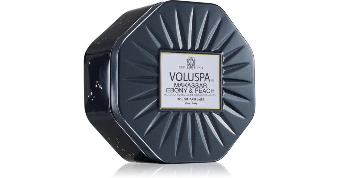 VOLUSPA Vermeil Makassar Ebony &amp; Peach 340 g ljus