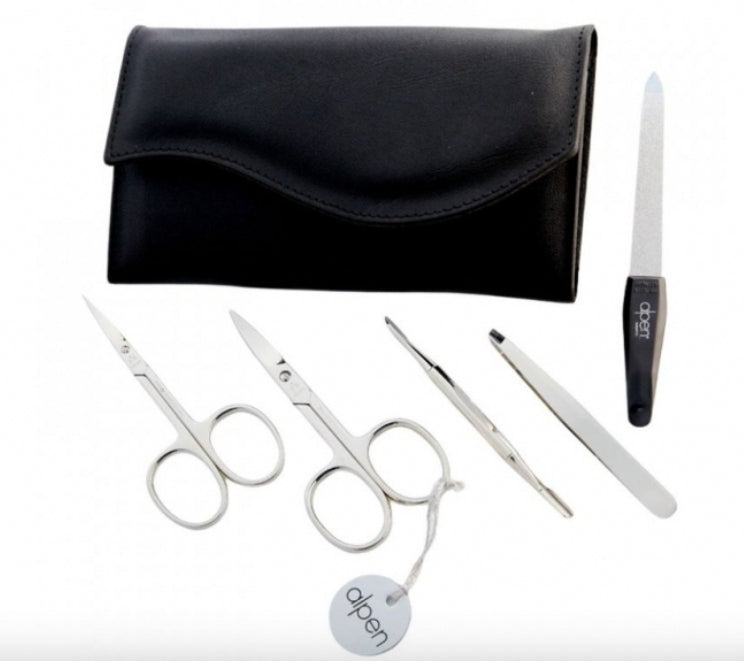 Set per manicure, 5 pezzi, 6836, nero Alpen