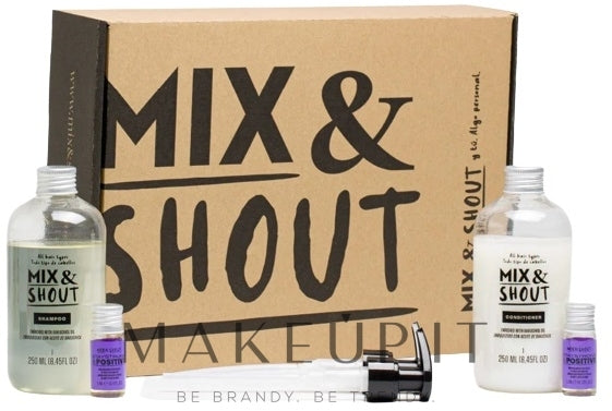 Set per tutti i tipi di capelli Mix &amp; Shout Balancing Routine (sham/250ml + condit/250ml + ampoul/2x5ml)