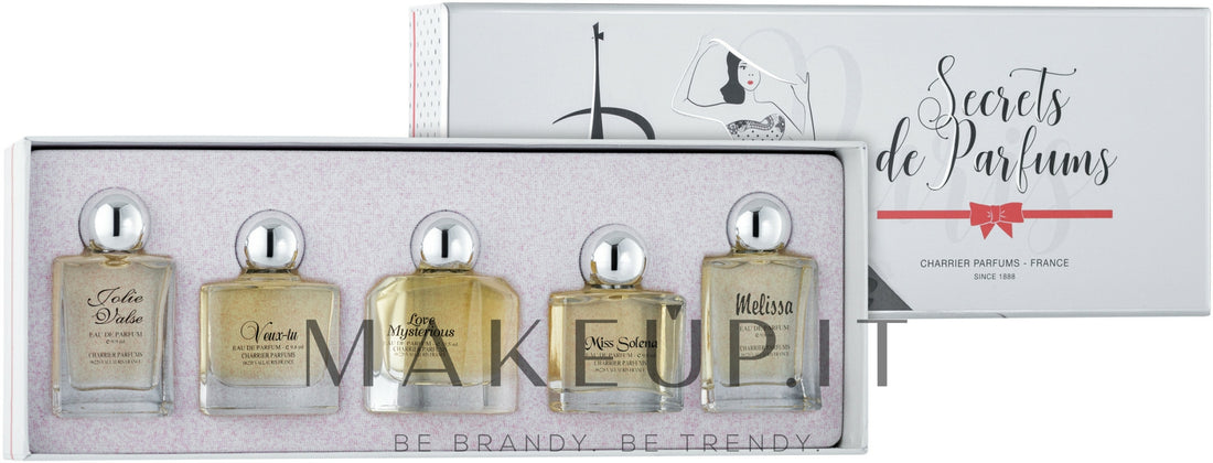 Charrier Parfums Secrets De Parfums Set (edp/9.9ml + edp/10.5ml + edp/9.9ml + edp/9.8ml)