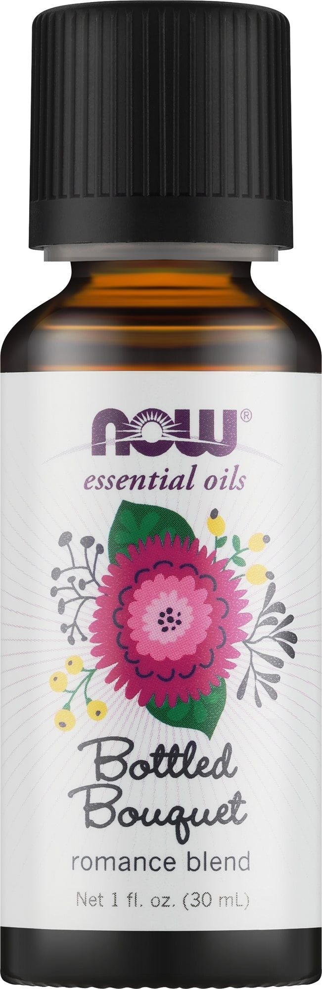 Olio essenziale "Miscela romantica. Bouquet di miscela di oli" Now Foods Essential Oils Bottled Bouquet Oil Blend 30 ml
